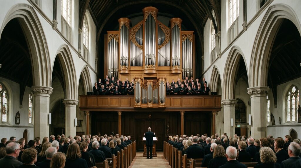 Католический собор: ключевые элементы интерьера и их значение - иллюстрация