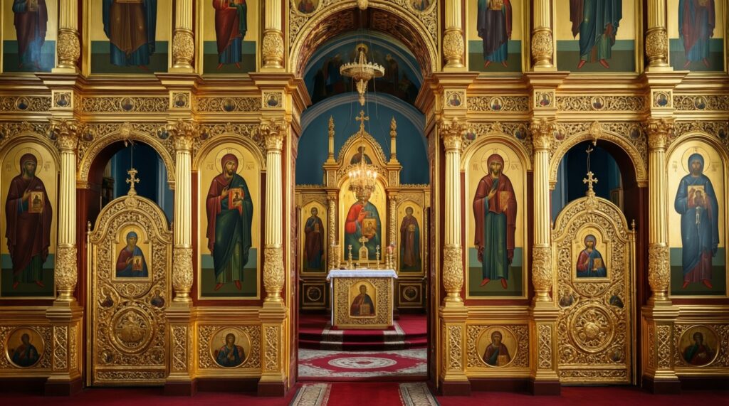 Иконостас, алтарь, неф: короткий гид по устройству храма для новичков - иллюстрация