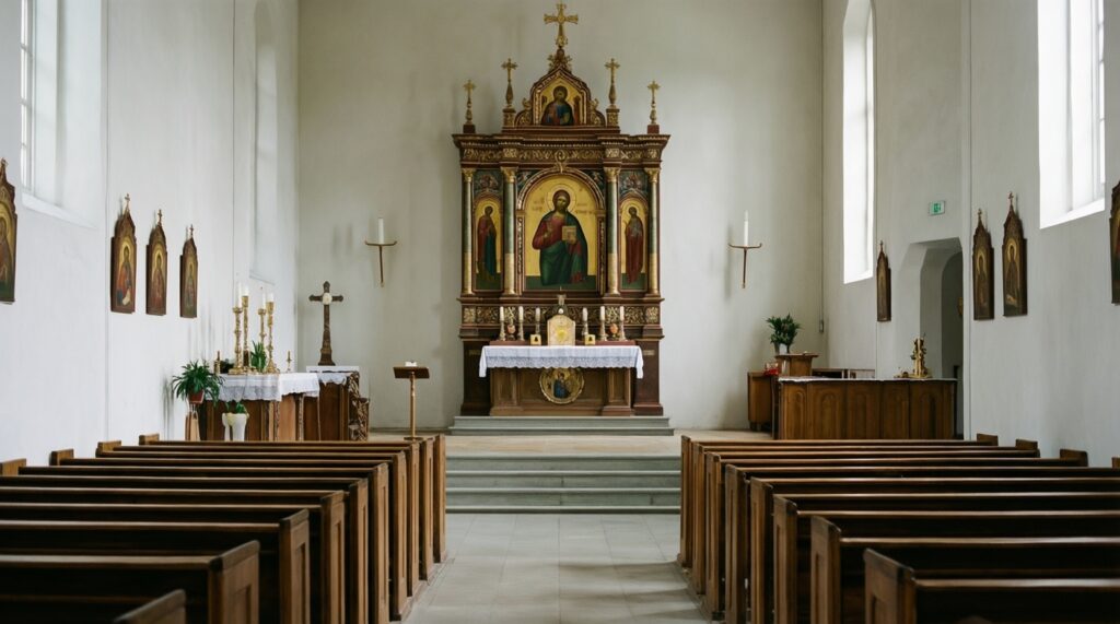 Сравнение православного, католического и протестантского храма: ключевые отличия в пространстве и обрядах - иллюстрация