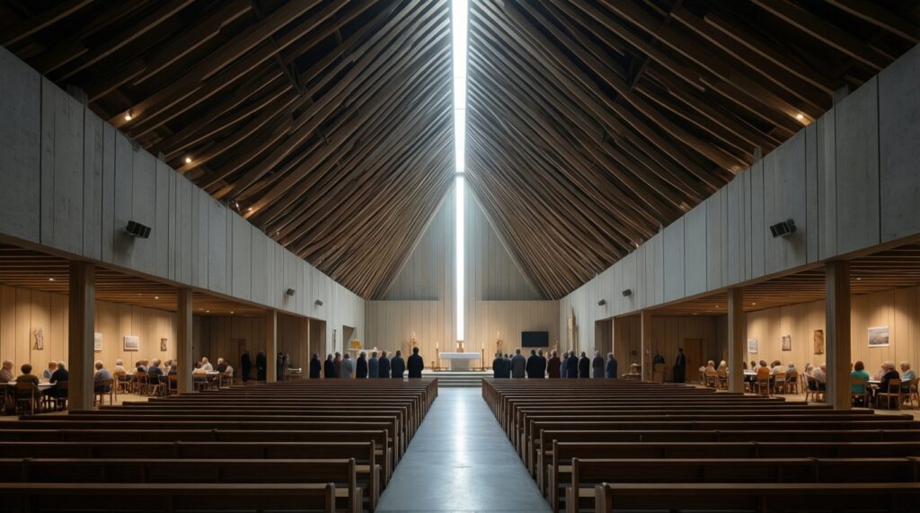 Современные храмы XXI века: смелые проекты и спорные решения архитекторов - иллюстрация