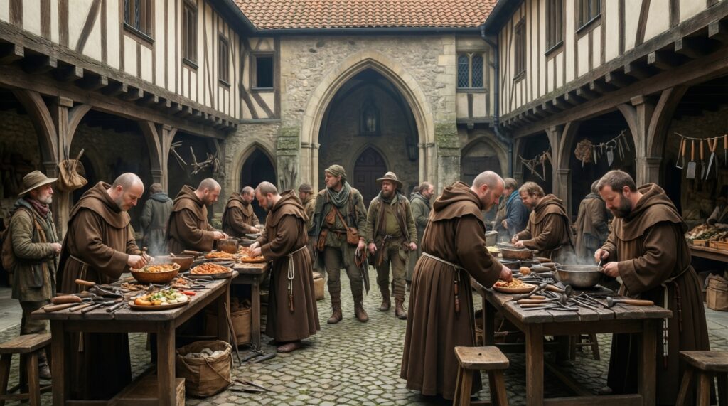 Старинные монастыри: как они жили и чем занимались помимо молитвы - иллюстрация