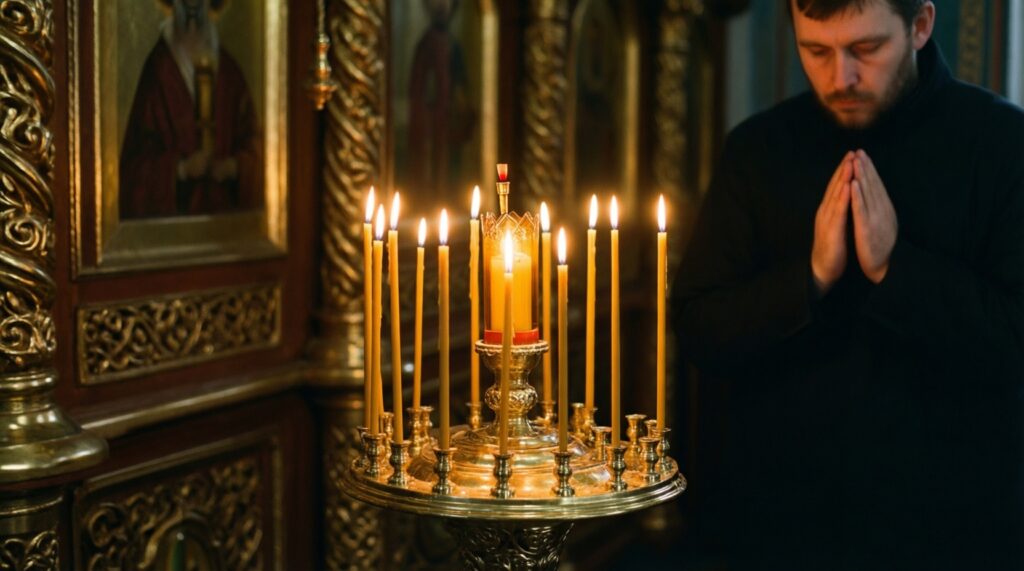 Зачем в храмах свечи: символика огня и традиции поминовения - иллюстрация