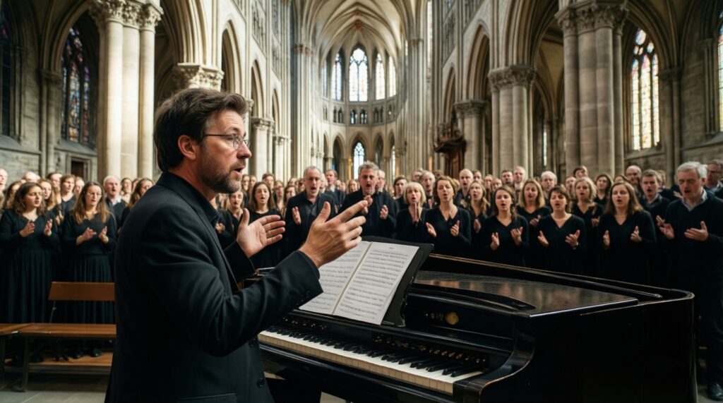 Музыка в храме: орган, хор, знаменный распев и их роль в богослужении - иллюстрация