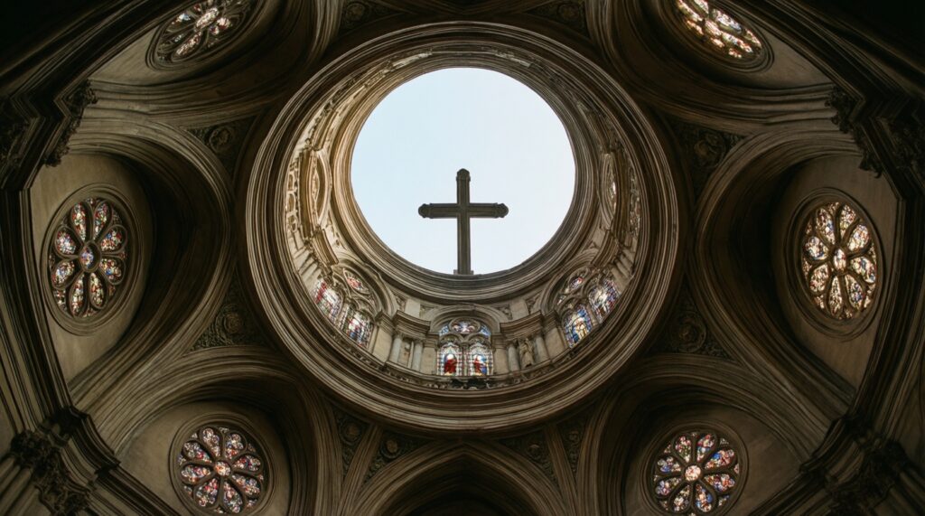 Неочевидная символика в храмовой архитектуре: купола, кресты, розы-окна и пропорции - иллюстрация