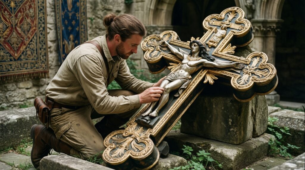 Символика в храмовой архитектуре: купола, кресты, розы-окна, ориентирование по сторонам света - иллюстрация