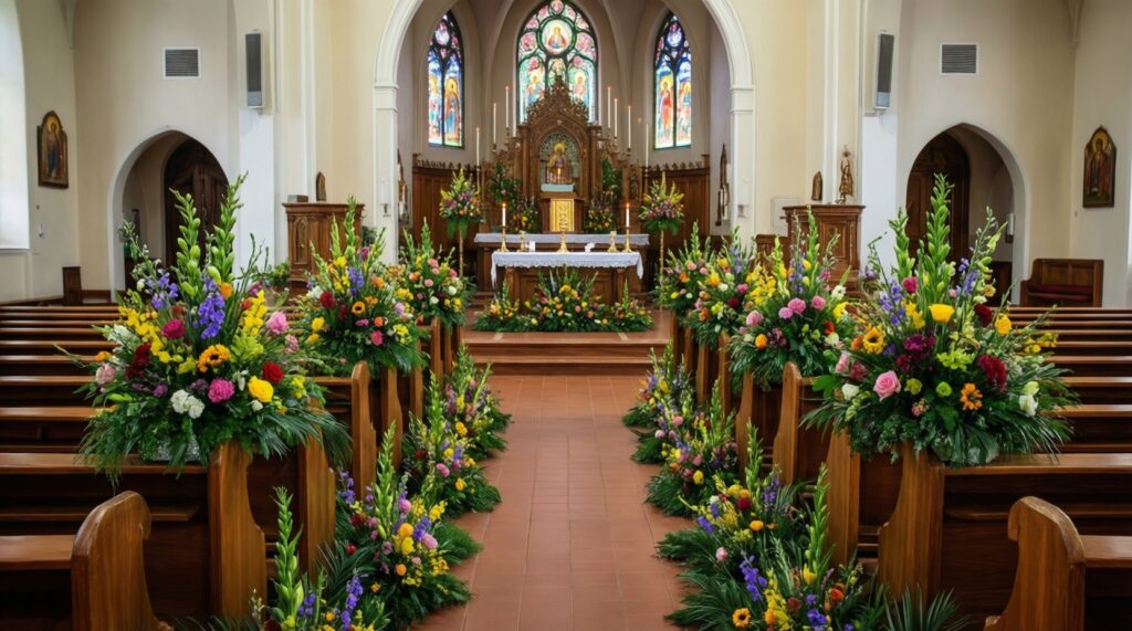 Церковные праздники и храмовое убранство: как меняется пространство в течение года - иллюстрация