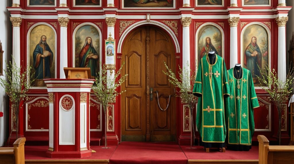 Церковные праздники и храмовое убранство: как меняется пространство в течение года - иллюстрация