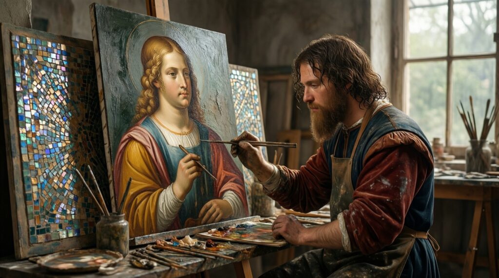 Храмовые фрески и мозаики: техники, сюжеты, секреты сохранения - иллюстрация