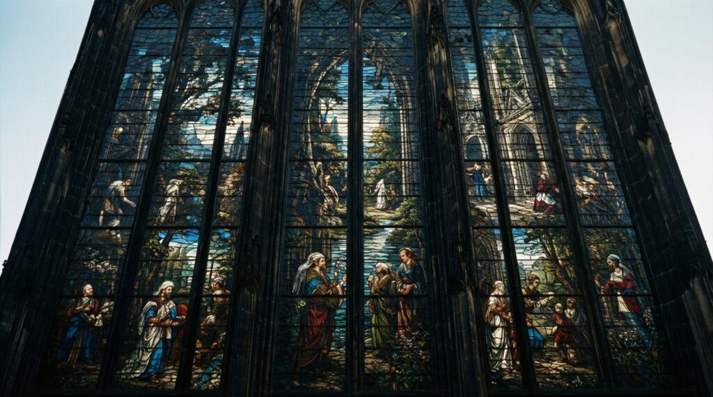 Витражи в храмах: как создают световые истории и что они рассказывают - иллюстрация