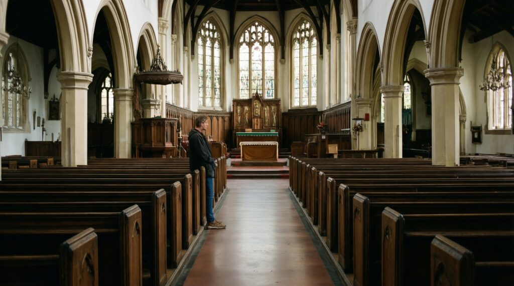 Как устроен храм изнутри: алтарь, неф, притвор и их смысл - иллюстрация