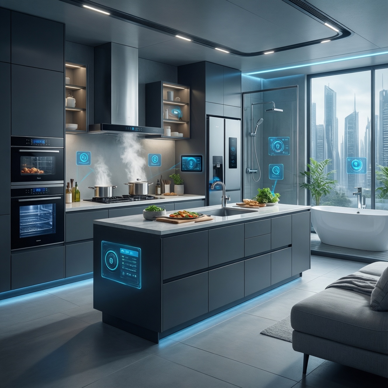 Умная техника для кухни и ванной: экосистема iot и ИИ для экономии и защиты