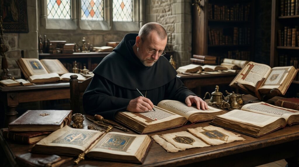 Монастыри и их роль: духовные центры, образование, летописи и хозяйство - иллюстрация