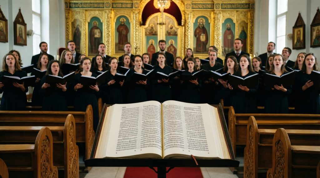 Как устроен православный храм изнутри: алтарь, иконостас, клирос и притвор - иллюстрация